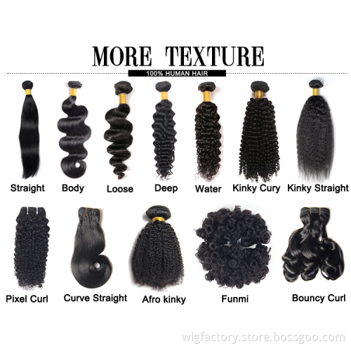 Double drawn human hair bundles  raw indian hair, wholesales cuticle aligned mink hair, fast shipping raw straight wave